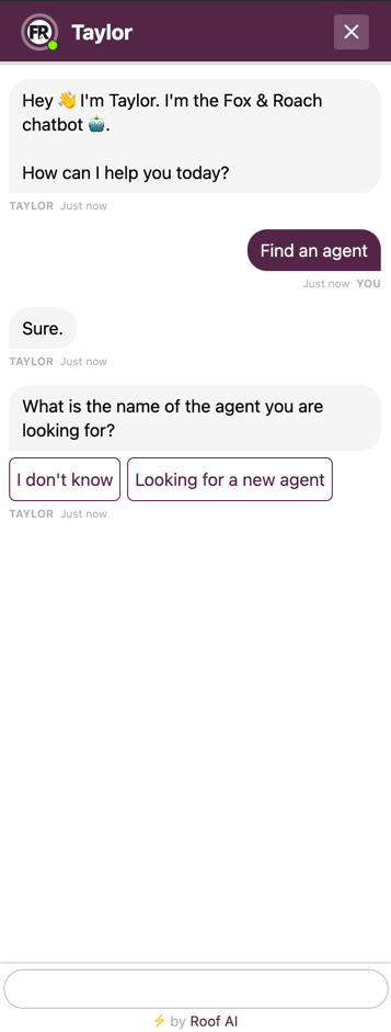 Agent search
