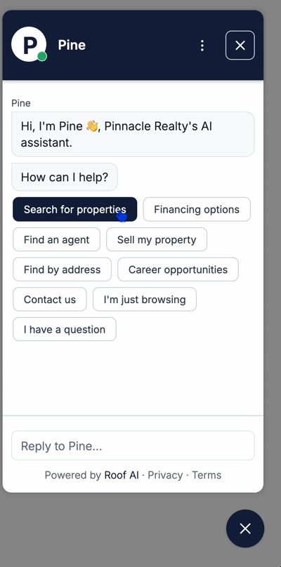 Open widget